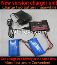 MJ109 Spare parts-24 Upgrade charger and balance chager,Can charge two battery are the same time(Not include the 2x battery),MingJi 109 109A 109B RC Quadcopter Drone Spare Parts MJ109 Replacement Accessories